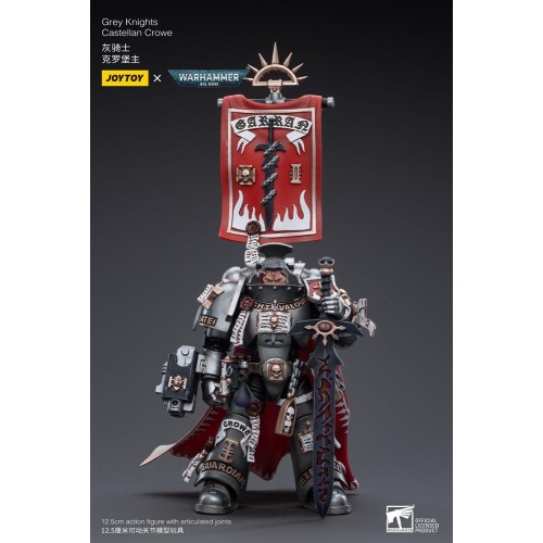 Warhammer 40k Action Figure 1/18 Grey Knights Castellan Crowe 12 cm