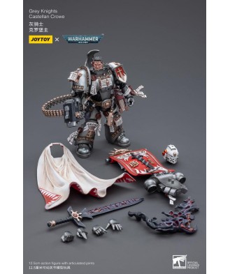 Warhammer 40k Action Figure 1/18 Grey Knights Castellan Crowe 12 cm