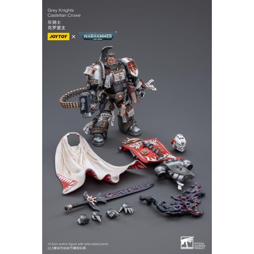 Warhammer 40k Action Figure 1/18 Grey Knights Castellan Crowe 12 cm