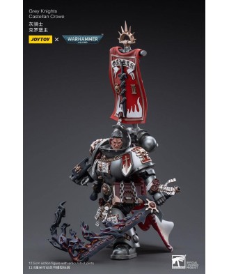 Warhammer 40k Action Figure 1/18 Grey Knights Castellan Crowe 12 cm