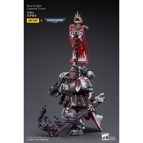 Warhammer 40k Action Figure 1/18 Grey Knights Castellan Crowe 12 cm