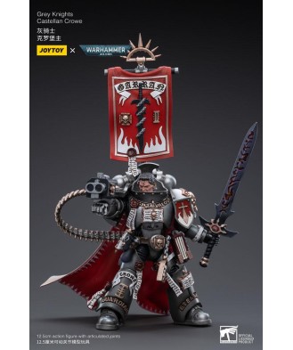 Warhammer 40k Action Figure 1/18 Grey Knights Castellan Crowe 12 cm