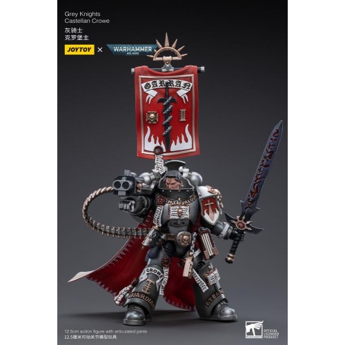 Warhammer 40k Action Figure 1/18 Grey Knights Castellan Crowe 12 cm