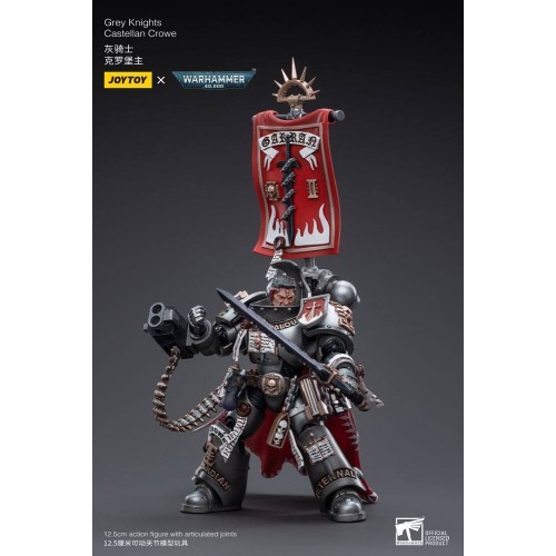 Warhammer 40k Action Figure 1/18 Grey Knights Castellan Crowe 12 cm