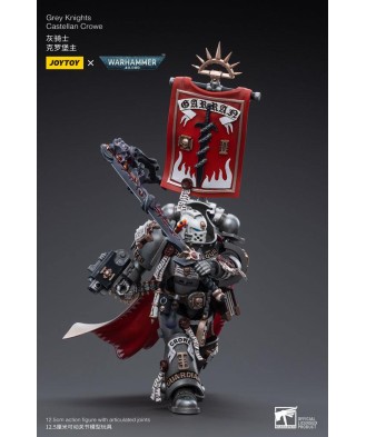 Warhammer 40k Action Figure 1/18 Grey Knights Castellan Crowe 12 cm