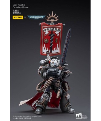 Warhammer 40k Action Figure 1/18 Grey Knights Castellan Crowe 12 cm