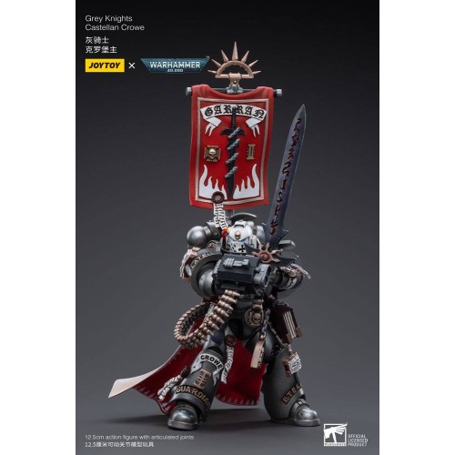 Warhammer 40k Action Figure 1/18 Grey Knights Castellan Crowe 12 cm