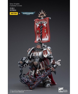 Warhammer 40k Action Figure 1/18 Grey Knights Castellan Crowe 12 cm