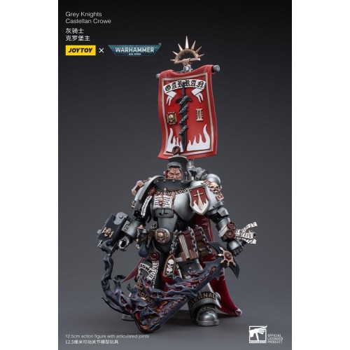 Warhammer 40k Action Figure 1/18 Grey Knights Castellan Crowe 12 cm