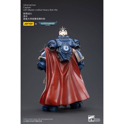 Warhammer 40k Action Figure 1/18 Ultramarines Captain with Master-Crafted Heavy Bolt Rifle 12 cm