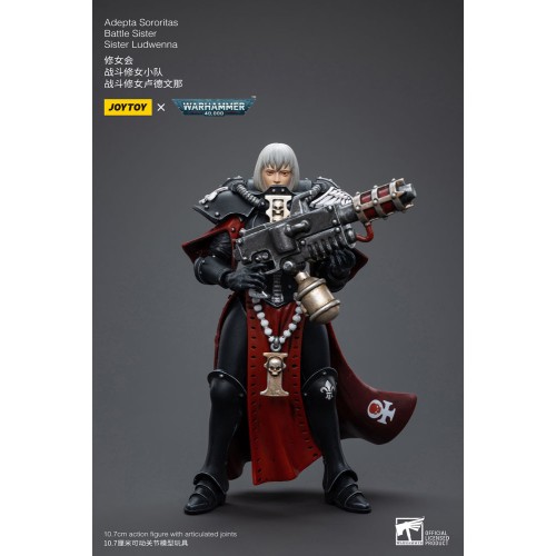 Warhammer 40k Action Figure 1/18 Adepta Sororitas Battle Sister Sister Ludwenna 10 cm