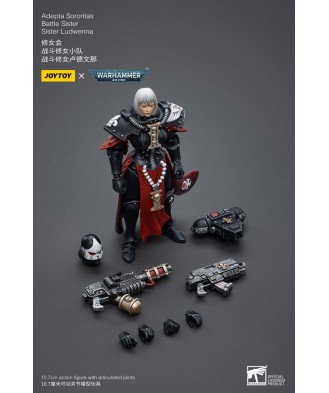 Warhammer 40k Action Figure 1/18 Adepta Sororitas Battle Sister Sister Ludwenna 10 cm