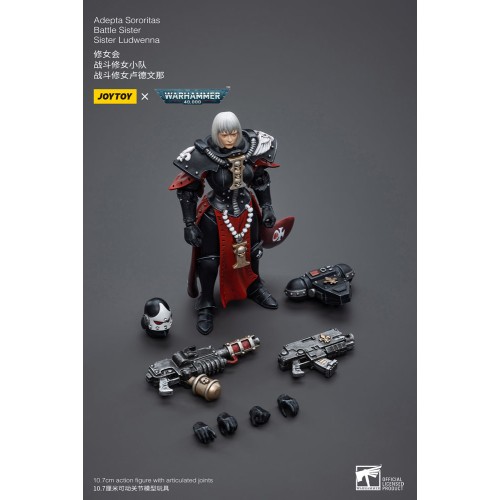 Warhammer 40k Action Figure 1/18 Adepta Sororitas Battle Sister Sister Ludwenna 10 cm
