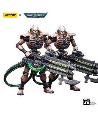 Warhammer 40k Action Figure 2-Pack 1/18 Necrons Szarekhan Dynasty Immortal with Gauss Blaster 11 cm