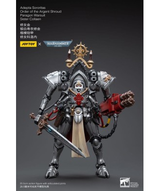Warhammer 40k Action Figure 1/18 Adepta Sororitas Order of the Argent Shroud Paragon Warsuit Sister Collaen 21 cm