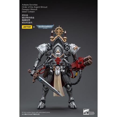 Warhammer 40k Action Figure 1/18 Adepta Sororitas Order of the Argent Shroud Paragon Warsuit Sister Collaen 21 cm