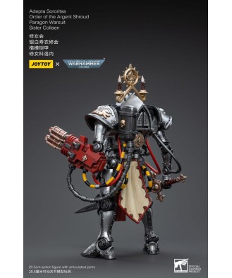 Warhammer 40k Action Figure 1/18 Adepta Sororitas Order of the Argent Shroud Paragon Warsuit Sister Collaen 21 cm