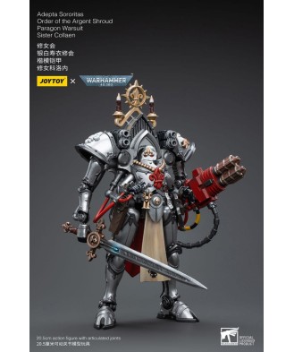 Warhammer 40k Action Figure 1/18 Adepta Sororitas Order of the Argent Shroud Paragon Warsuit Sister Collaen 21 cm
