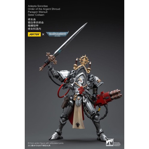 Warhammer 40k Action Figure 1/18 Adepta Sororitas Order of the Argent Shroud Paragon Warsuit Sister Collaen 21 cm