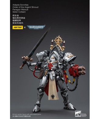 Warhammer 40k Action Figure 1/18 Adepta Sororitas Order of the Argent Shroud Paragon Warsuit Sister Collaen 21 cm