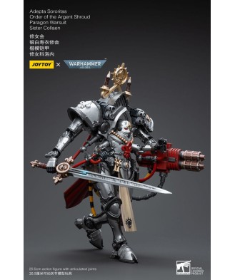 Warhammer 40k Action Figure 1/18 Adepta Sororitas Order of the Argent Shroud Paragon Warsuit Sister Collaen 21 cm