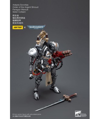 Warhammer 40k Action Figure 1/18 Adepta Sororitas Order of the Argent Shroud Paragon Warsuit Sister Collaen 21 cm