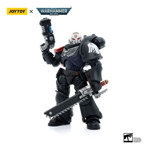 Warhammer 40k Action Figure 1/18 Raven Guard Intercessors Sergeant Ashan 12 cm