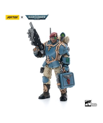 Warhammer 40k Action Figure 1/18 Astra Militarum Tempestus Scions Command Squad 55th Kappic Eagles Medic 12 cm