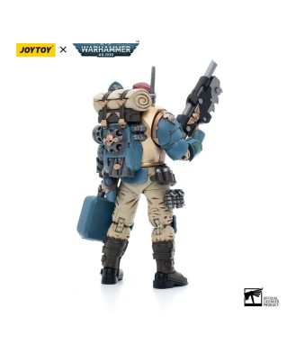 Warhammer 40k Action Figure 1/18 Astra Militarum Tempestus Scions Command Squad 55th Kappic Eagles Medic 12 cm