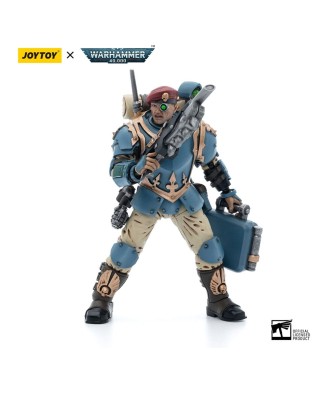 Warhammer 40k Action Figure 1/18 Astra Militarum Tempestus Scions Command Squad 55th Kappic Eagles Medic 12 cm