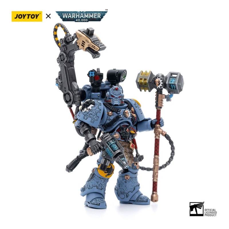 Warhammer 40k Action Figure 1/18 Space Wolves Iron Priest Jorin Fellhammer 12 cm