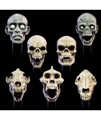 Mythic Legions: All Stars 6 Action Figure Accessorys Undead Heads Pack