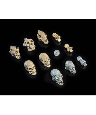 Mythic Legions: All Stars 6 Action Figure Accessorys Undead Heads Pack
