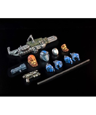Cosmic Legions: OxKrewe Book One Thraxxon Actionfigur Vellok Speer (Deluxe)