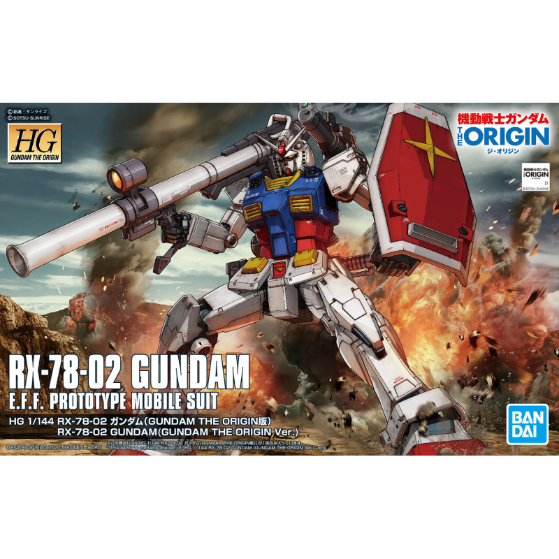 1/144 HG RX-78-02 Gundam (Gundam The Origin Ver.)