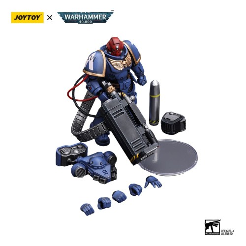 Warhammer 40k Action Figure 1/18 Ultramarines Desolation Sergeant with Vengor Launcher 12 cm