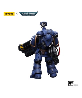 Warhammer 40k Action Figure 1/18 Ultramarines Desolation Marine with Castellan Launcher (Superkrak) 12 cm