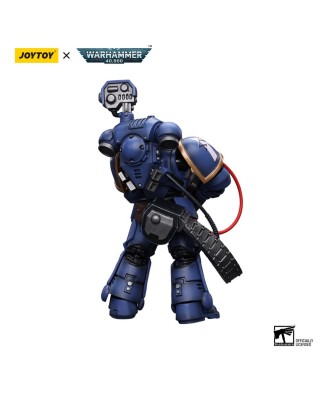 Warhammer 40k Action Figure 1/18 Ultramarines Desolation Marine with Castellan Launcher (Superfrag) 12 cm