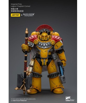 Warhammer The Horus Heresy Action Figure 1/18 Imperial Fists Legion Chaplain Consul 12 cm