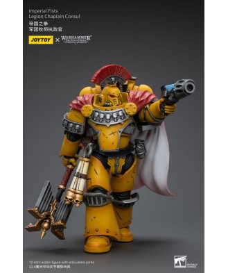 Warhammer The Horus Heresy Action Figure 1/18 Imperial Fists Legion Chaplain Consul 12 cm