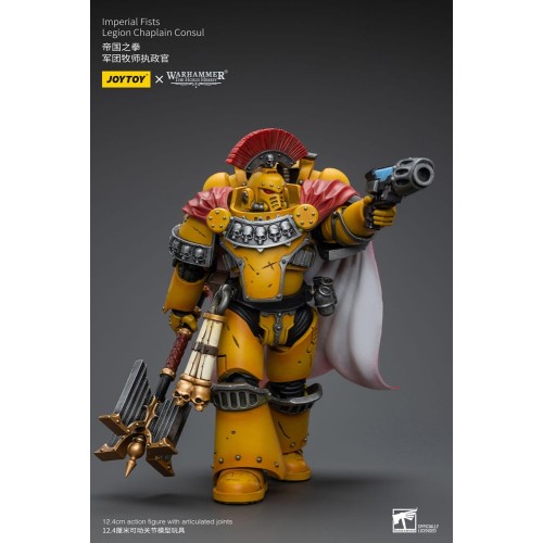 Warhammer The Horus Heresy Action Figure 1/18 Imperial Fists Legion Chaplain Consul 12 cm