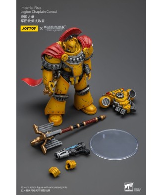 Warhammer The Horus Heresy Action Figure 1/18 Imperial Fists Legion Chaplain Consul 12 cm