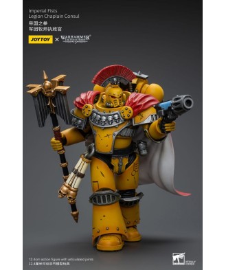 Warhammer The Horus Heresy Action Figure 1/18 Imperial Fists Legion Chaplain Consul 12 cm