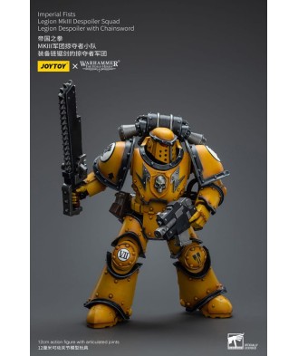 Warhammer The Horus Heresy Action Figure 1/18 Imperial Fists Legion MkIII Despoiler Squad Legion Despoiler with Chainsword 12 cm