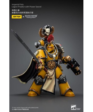 Warhammer The Horus Heresy Action Figure 1/18 Imperial Fists Legion Praetor with Power Sword 12 cm