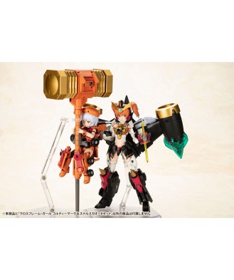 The King of Braves GaoGaiGar Cross Frame Girl Plastic Model Kit Goldymark & Stealth Gao II Set 12 cm