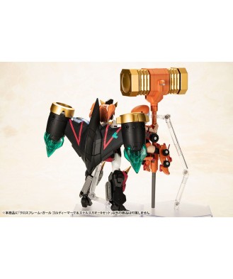 The King of Braves GaoGaiGar Cross Frame Girl Plastic Model Kit Goldymark & Stealth Gao II Set 12 cm