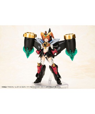 The King of Braves GaoGaiGar Cross Frame Girl Plastic Model Kit Goldymark & Stealth Gao II Set 12 cm