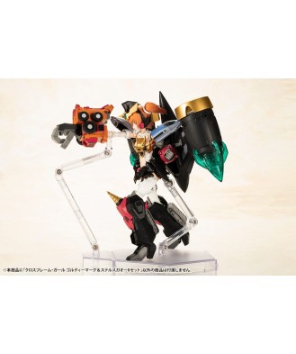 The King of Braves GaoGaiGar Cross Frame Girl Plastic Model Kit Goldymark & Stealth Gao II Set 12 cm