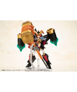 The King of Braves GaoGaiGar Cross Frame Girl Plastic Model Kit Goldymark & Stealth Gao II Set 12 cm